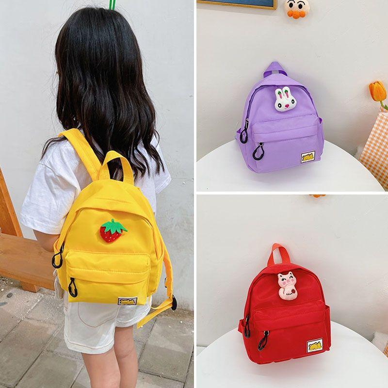 Double shoulder schoolbag kindergarten fashion lightweight casual backpack boys and girls versatile travel small bag children's class bag