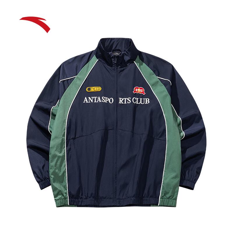 Anta Men s American Retro Stand Collar Casual Jacket 2XL