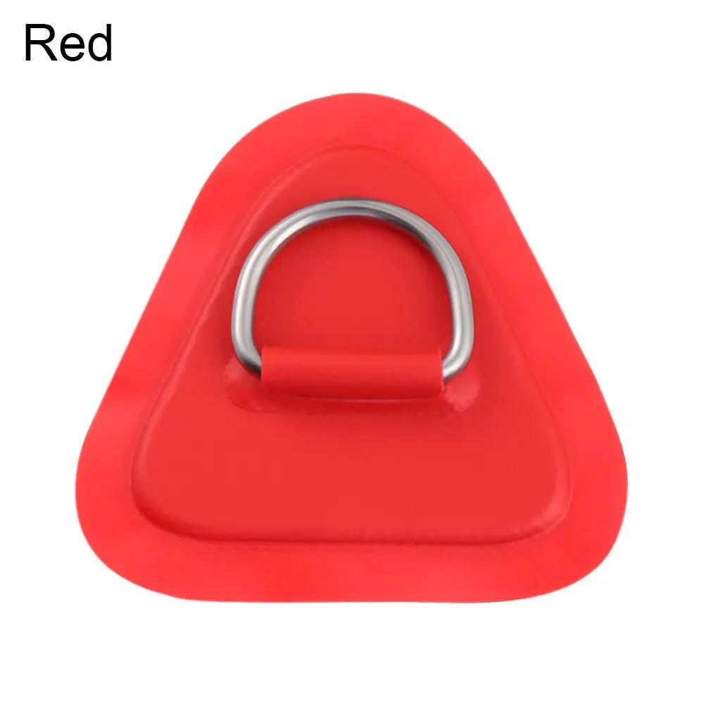 1/4Pcs Surfboard Dinghy Boat PVC Patch With Stainless Steel D Ring Deck Rigging Sup Round Ring Pad 5M Bungee Rope Kit Accessorie