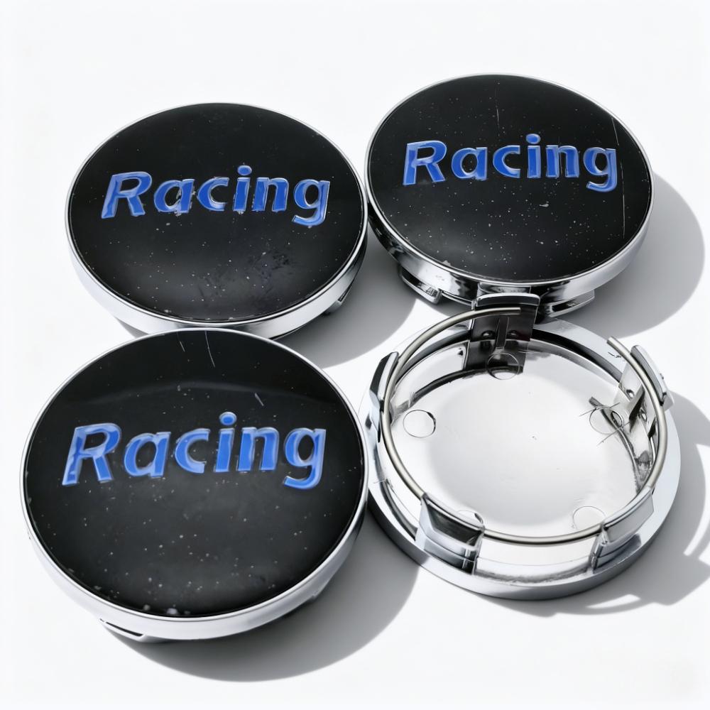 

4pcs Racing Logo Emblem Badge Car Wheel Center Caps 58MM 54MM Wheel Rim Hubcaps Hub Center Dust Cover Car Styling Accessories Racing Logo Badge&4pcs T58 Wheel Caps