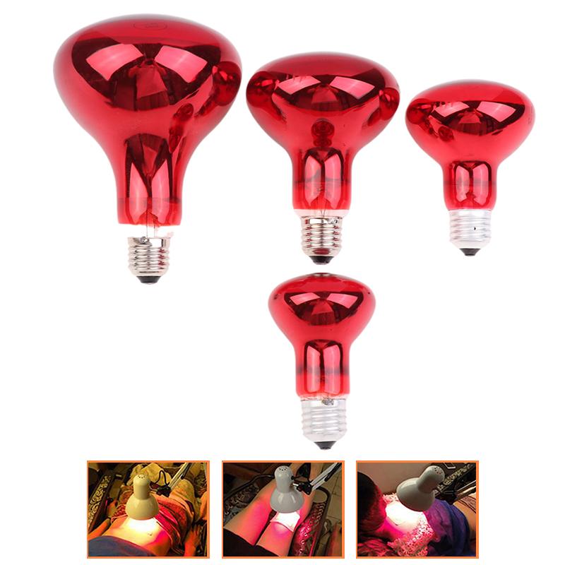 60W/100W/150W Multi Functional Near Infrared Red Heat Lamp Bulb Fit Standard E27 Socket Relieve Pain Optimal Therapy For Body