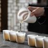 Tuopai 10-Piece Glossy Ice Snow White Ceramic Tea Set