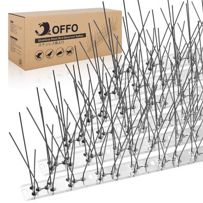 OFFO Bird and Pigeon Deterrents Are Made of Stainless Steel and Come Fully X 8 Pieces Lasts for 15 Densely Packed with They Keep Crows Away and