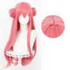 Cosplay Wig Project Sekai-Colorful Stage Feat Anime Wig Airi Momoi Pink Double Grab Chignon Synthetic Game Role Play Wig