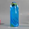 Portable 1PC 700ml Ultralight Foldable Water Bag Water Bottle Pouch Outdoor Sport Supplies Hiking Running Flask Water Bottle