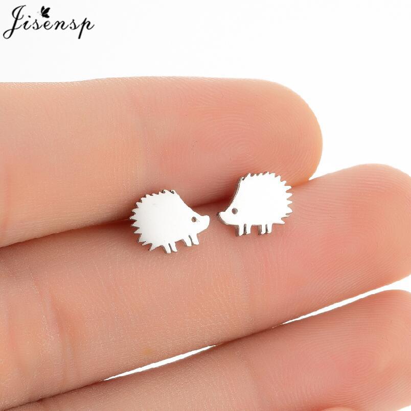 

Multiple Style Animal Stainless Steel Stud Earrings for Women Girls Jewelry Snake Whale Owl Bee Mouse Earings Pendientes Gift black color