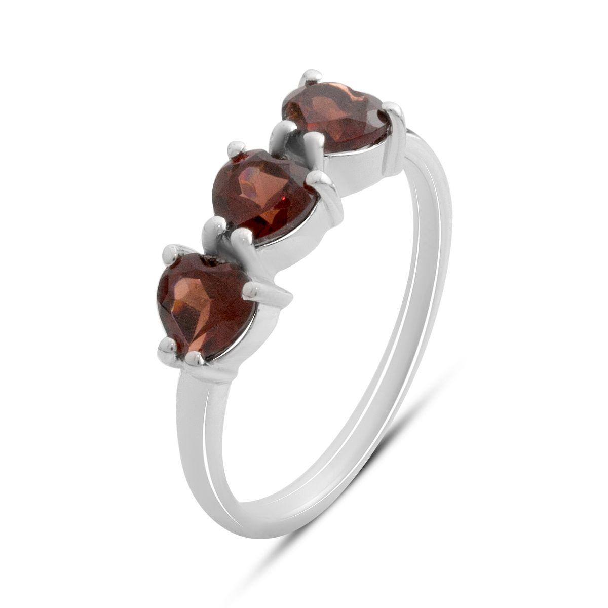

Silver ring with natural garnet 1.65ct, product weight 2.57g (2181613) 18 темні цукерки apple червоний колір