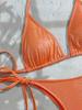 2026 Bikiny dvoudílná sada bez zad: Sexy, Vícebarevné Plavky pro Ženy