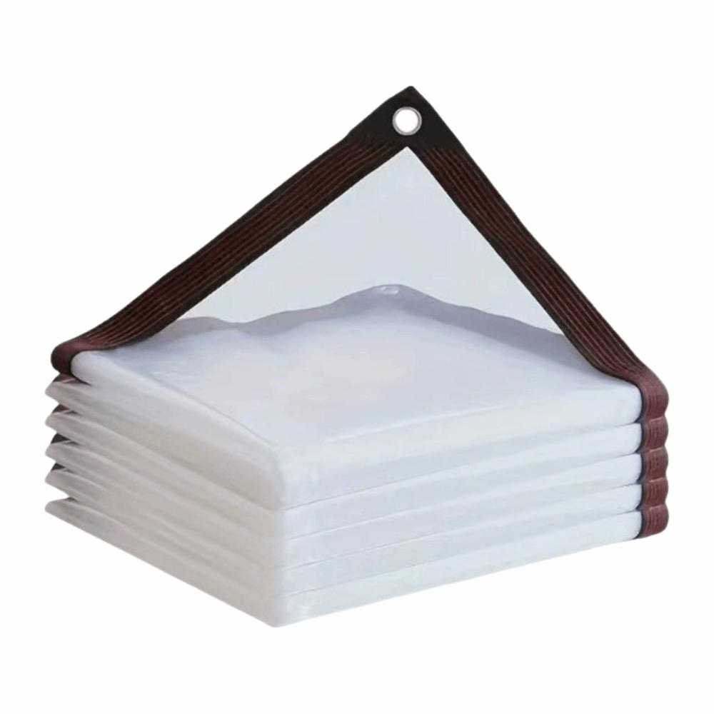 6.56 X 13.12 Ft Waterproof Tarp PE Chicken Coop Cover Durable Clear Tarpaulin Vegetable Protection