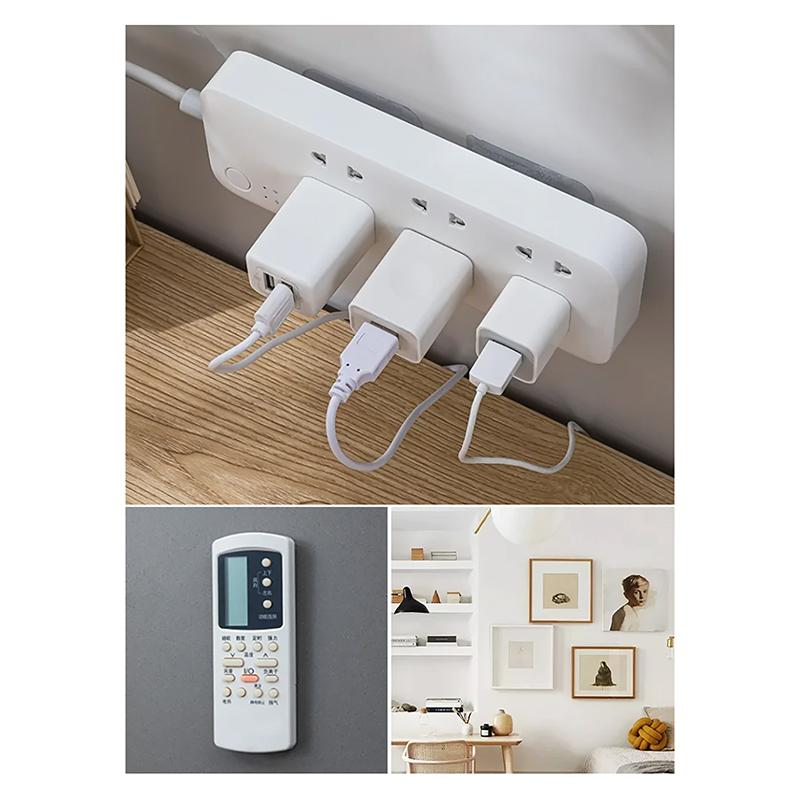 1-10Pairs Double-Sided Adhesive Wall Hooks Transparent Suction Cup Sucker Hooks Bedroom Kitchen Multi-Purpose Organizer Holders