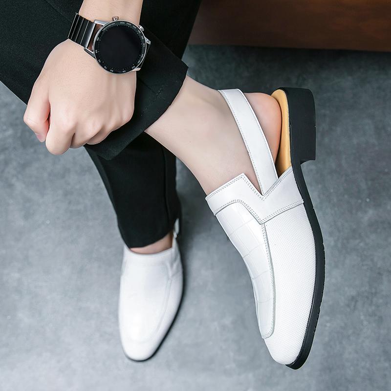 Summer Stylish Men's Breathable Shoes Non-Slip Male Comfortable Sandals 2024 Luxury Brand All-Match Male Slippers for Men Flats