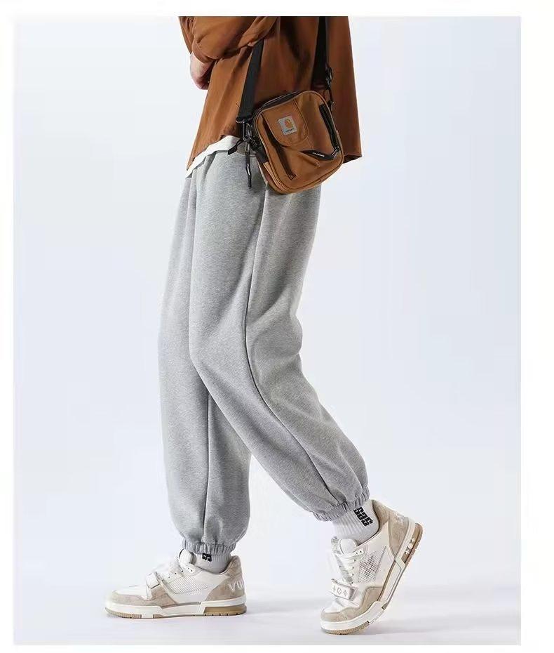 Men's Summer Lightweight Jogger Pants - Trendy Nine-Point Knit Sweatpants