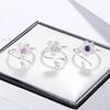 925 Sterling Silver Ring Flowers Zircon High Quality For Women Wedding Fine Jewelry Accessories Party Gifts