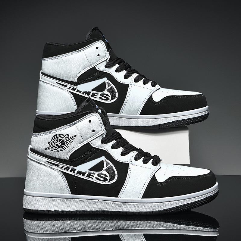 2022AJ Tênis de Basquete Air Force One Cor Completa Tênis de Cano Alto  Versão Alta Sapatos Masculinos Moda Sapatos Femininos