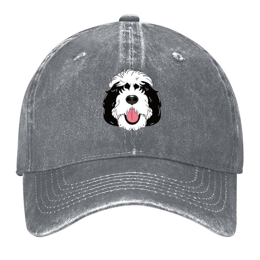 2026 LOVE Black And White Sheepadoodle 1 Baseball Cap Hat Luxury Brand |-F-| Sunhat Sailor Cap For Men For Girls Men's