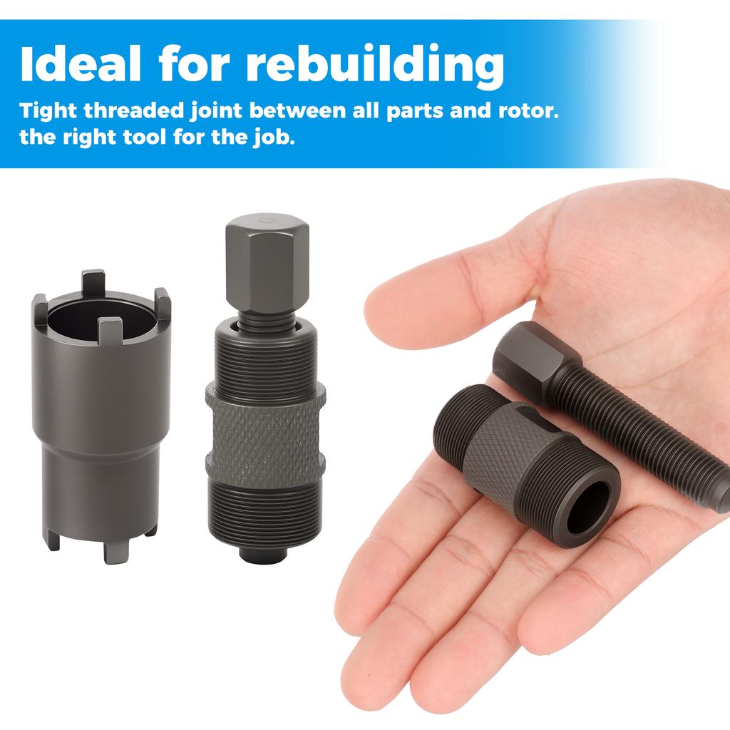 Motorcycle Replacement Repair Tool Nut Removal Tool Black Double-Headed Clutch Lock Nut Wrench Motorcycle Repair Tool