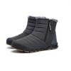 Men's Winter Warm Snow Boots Rainproof Fabric Faux Fur Lining Waterproof Ankle Boots Anti-slip Outdoor Shoes Hiking Sports Boots