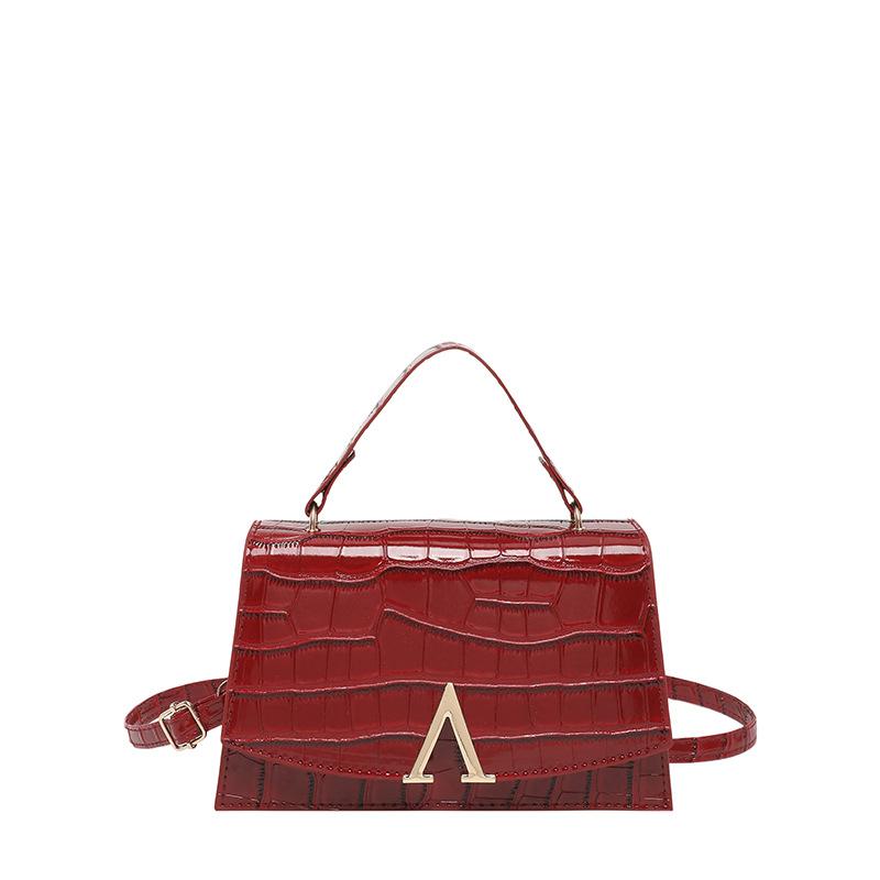 Personality Trend Crocodile Pattern Casual Small Square Bag Women's New Foreign Style Niche Chain Single Shoulder Messenger Bag