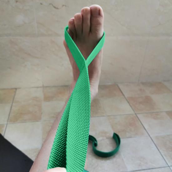 Cinghia Per Stretching EverStretch - Fascia Con Anelli Non Elastica Per Yoga, Fitness E Riabilitazione - Foto 8