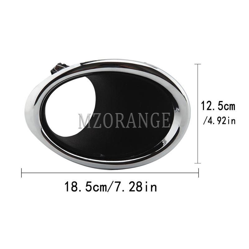 Fog Lights LED Fog Light for Nissan QASHQAI J11 ROGUE 2015 2016 2017 Car Front Bumper Light Chrome Fog Lamp Cover Grill Bezel