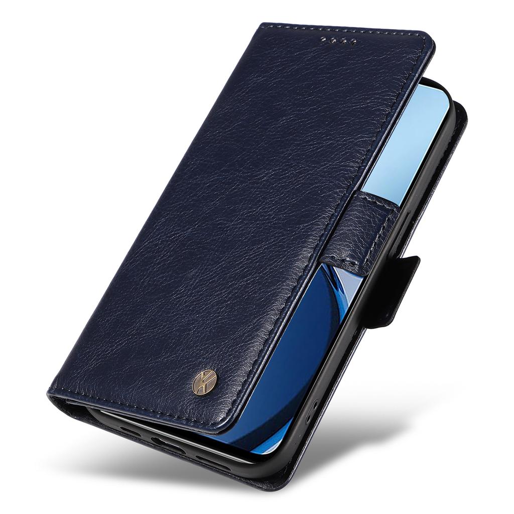 YIKATU YK-007 Dla Realme Note 60x 4G/C63 4G/C61 4G Etui Portfelowe Skórzane Etui na Telefon z Teksturą Liczi