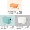 Modern Plastic Storage Bin With Lid For Home Office Organizing And Toy Collection
