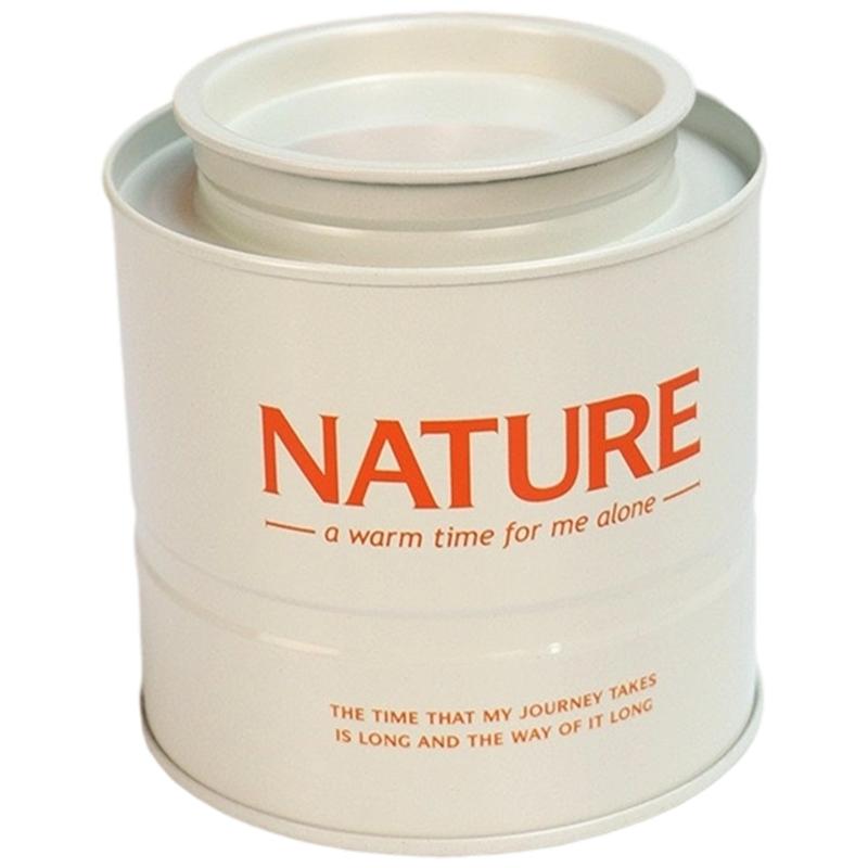 

Airproof Stackable Round Teas Tin Canister Storage Jar Rustproof Modern Homes kitchen Accessories Spices Organizers Box белый