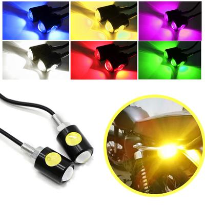 Motorradblinker LED Adlerauge Form Mini Kennzeichenleuchte Blinker Rücklicht Bremslicht Nebelschlussleuchte Glühbirne