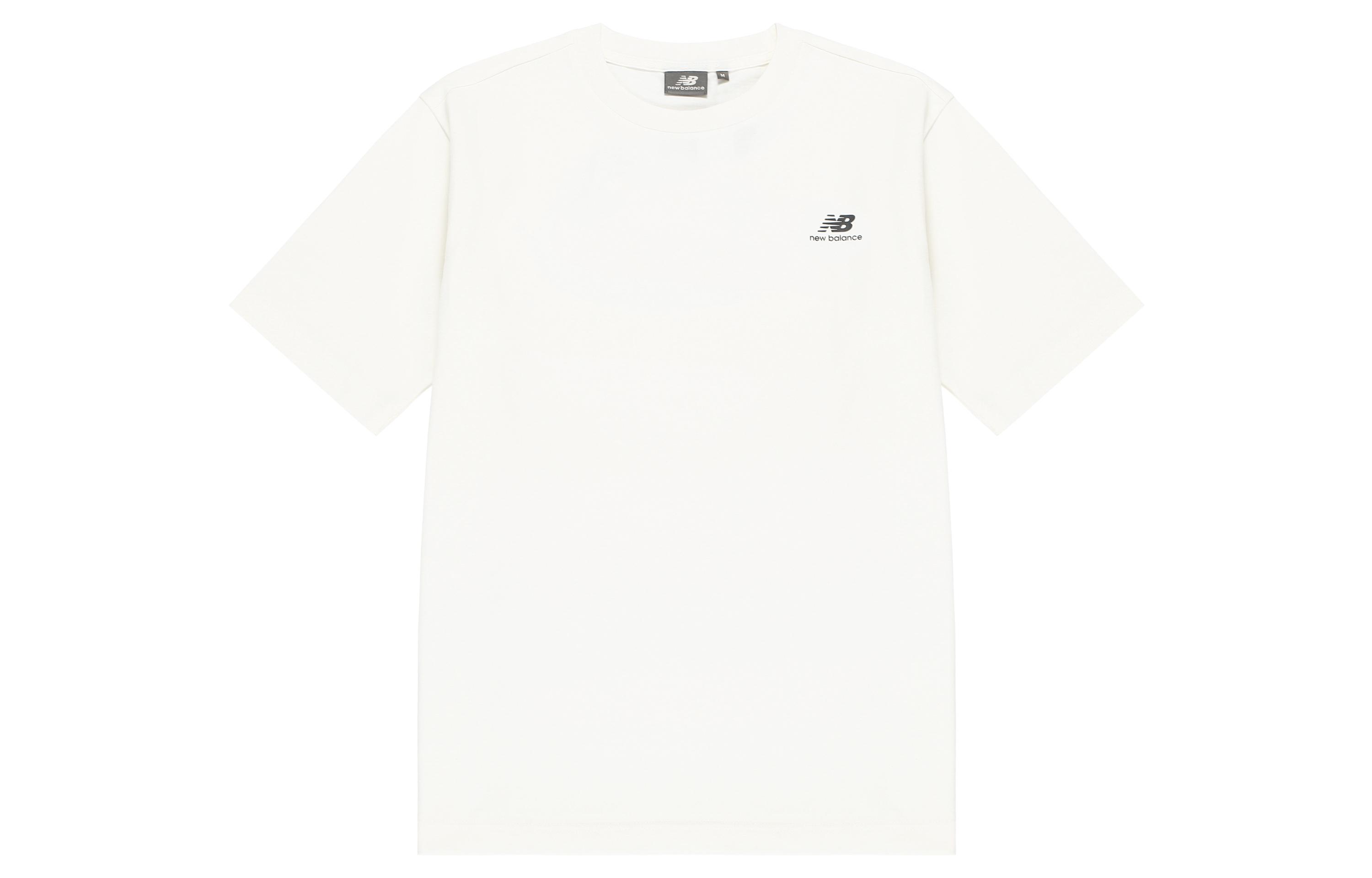 New Balance Drop Shoulder Sleeve T Shirt Unisex White 5EC2U133-IV L