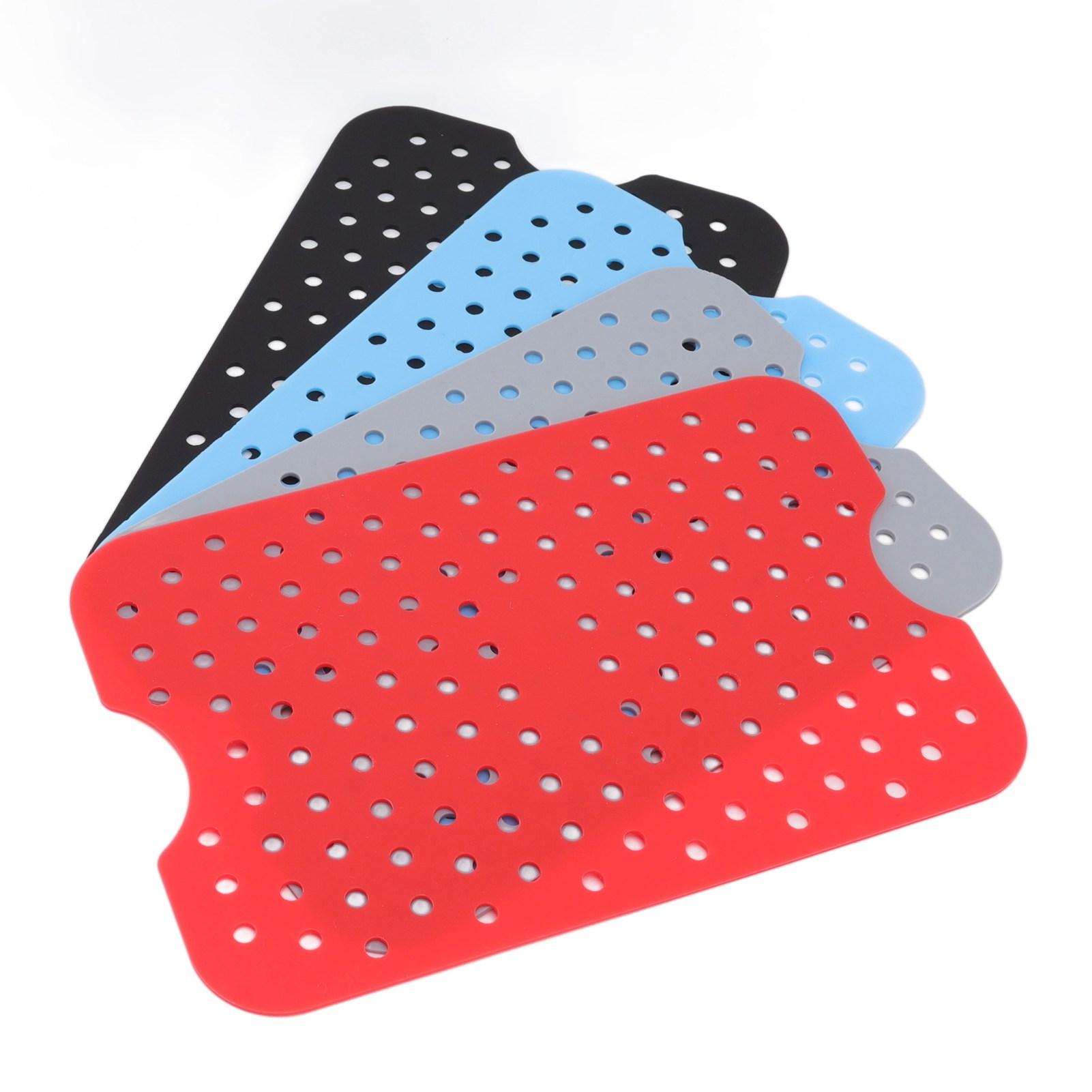 

4Pcs Reusable Silicone Air Fryer Liners High Heat Resistance Food Grade Material AirFryer Liners with A Magnetic Sticker