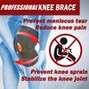 Open Patella Knee Pads Brace Strong Knee Support With Side Stabilizers Joint Pain Ligament Meniscus Tear Acl Arthritis Kneepads