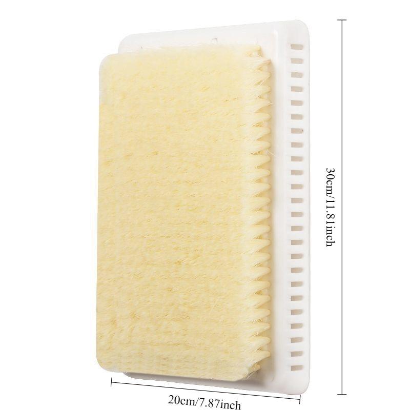 Extra Large Back Bath Brush Lazy Body Scrubber with Suction Cup Back Massage Cleaner for Bathroom Shower белый