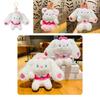 Cute Plush Sweet Bunny Bear Cartoon Car Keychain Student Backpack Pendant Wholesale