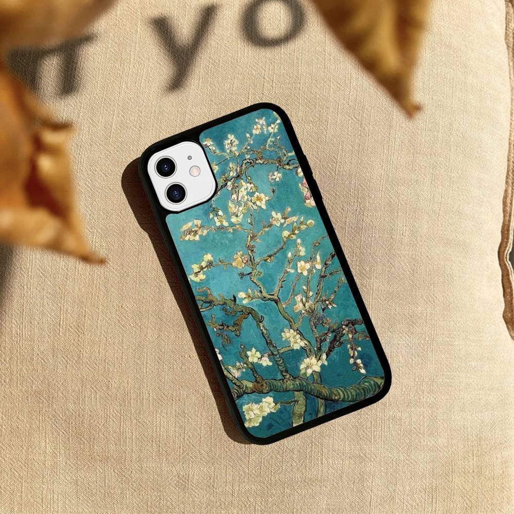 Art Vincent Van Gogh Phone Case For iPhone 17 16 15 14 13 Plus 12 11 Pro Max PC+TPU Cases Back Cover