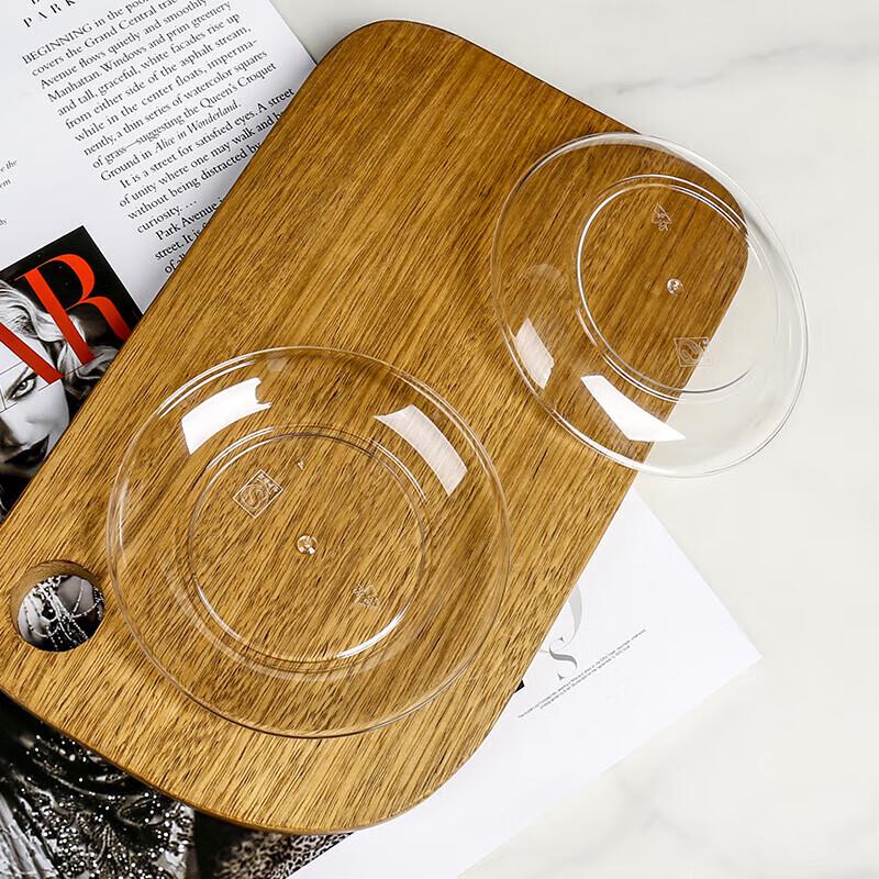 Jinwuyuan Disposable Crystal-Look Plastic Plates