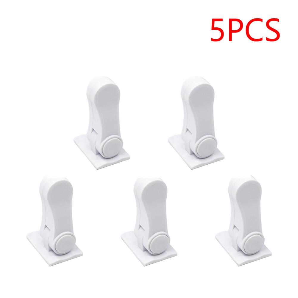 10-1pcs Child Safe Door Security Latch 180° Rotating Cabinet Lock Self Adhesive Window Door Handle Lock for Window Door Cabinet