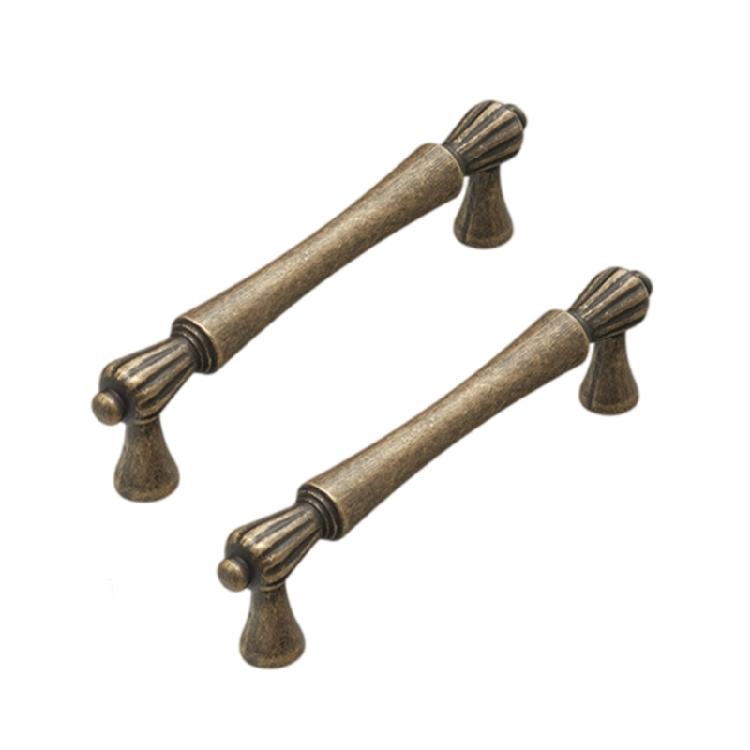 

Pair of Vintages Bronze Cabinets Pulls Comfortable Grip Easy Installation for Stylish Home and Furniture Upgrades