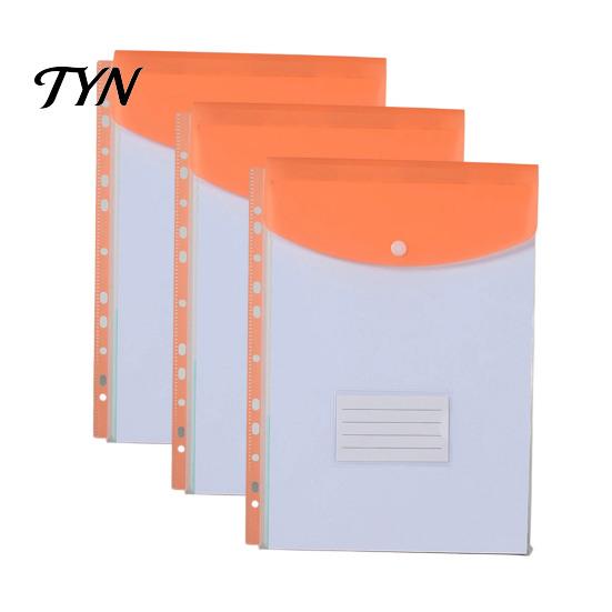 Portable Travel Folder 11 Hole Expanding File Pockets, Reusable PP Document Sleeves, Transparent Multi Purpose Storage Bag Waterproof Organizer