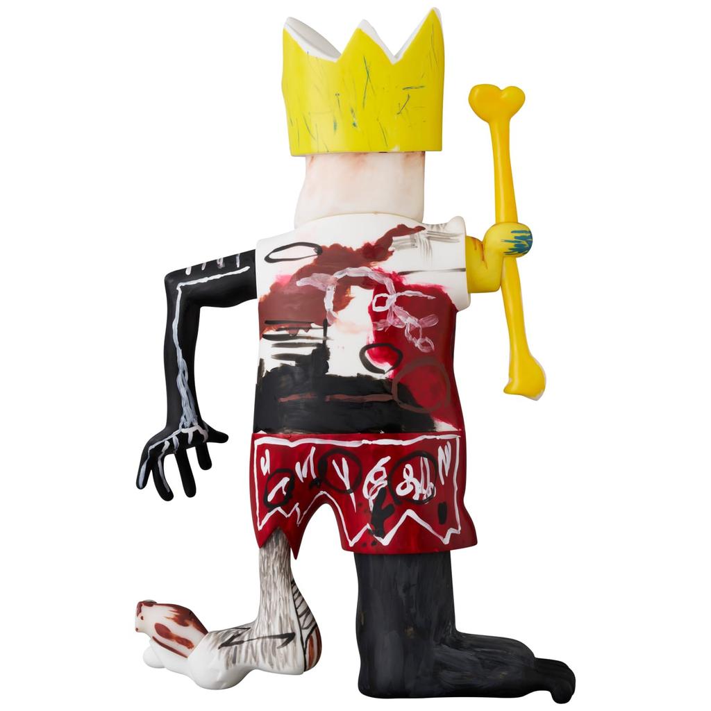 Medicom Toy VCD Vinyl Collectible Dolls Approximately 300mm Fully Assembled Figure Jean-Michel Basquiat's Warrior, Tall, Non-scale, Painted,