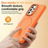 KEYSION Matte Skin Feel Lens Stand Phone Case for MagSafe for Samsung A52 A52S 5G Magnetic Shockproof Cover for Galaxy A13 4G 5G