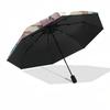 1pc Outdoor Umbrella with Anime Characters | Automatic Opening & Closing | Portable 3-Fold Design | 8-Rib Iron Frame | Perfect Gift for Fans, Tra
