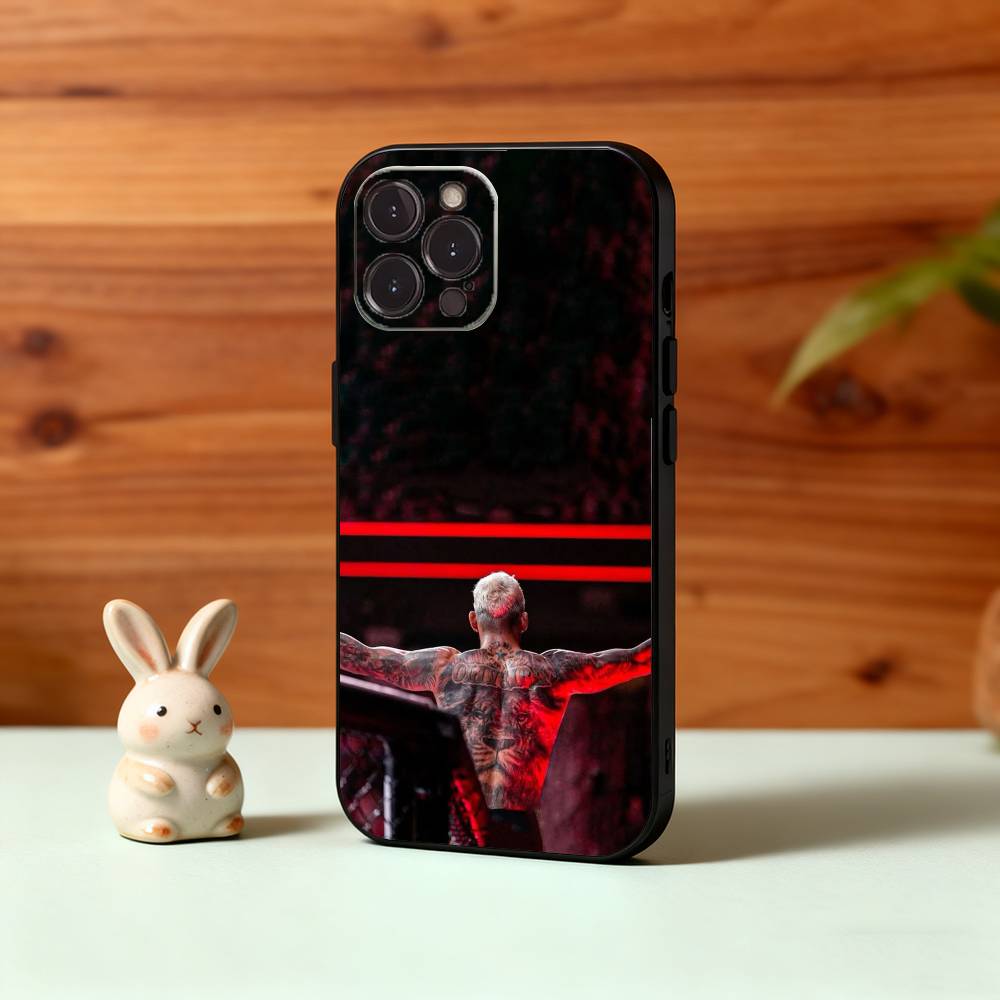 F-Fighter C-Charles Oliveira Do Bronx Phone Case For iPhone17,16,15,14,13,12,Plus,Pro Max, 5G Others Soft Black Cover