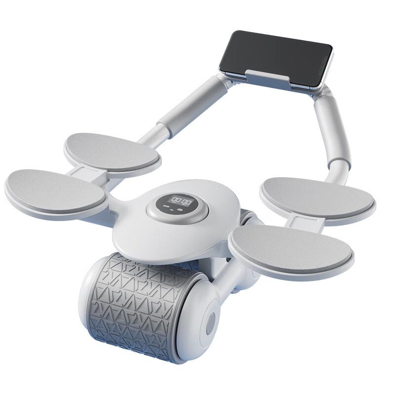 

Chiqianli Automatic Rebound Ab Roller with Digital Display and Phone Holder