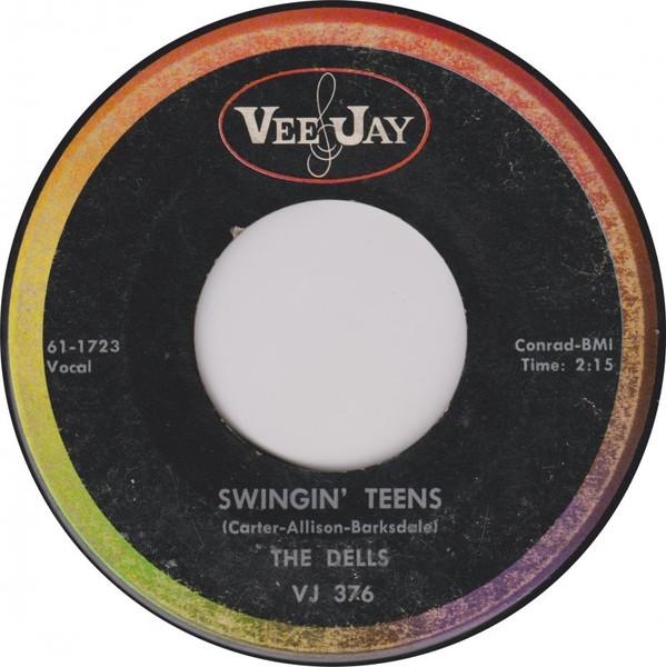 7inch Record DELLS - Swingin' Teens VJ376 Vee Jay Records 1961 US Soul/Funk Used