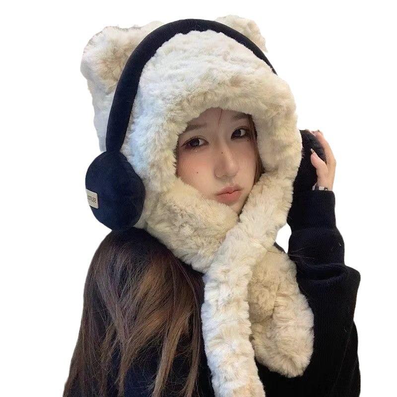 New Mao Mao hat, female Lei Feng hat, male winter warm ear protection cotton thickened Northeast cycling cold hat