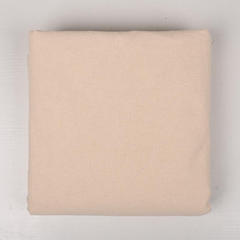 Original White 2.9m Wide Pure Cotton Greige Duvet Cover Fabric, Unbleached Plain Weave Bedding Material