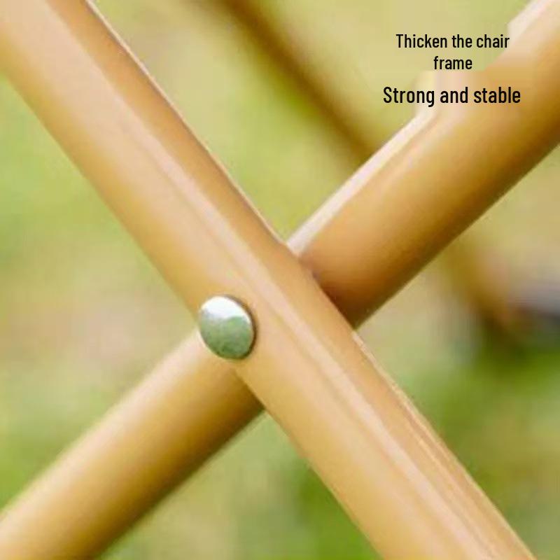 Portable Outdoor Cotton-Padded Folding Chair - Ideal for Art Students, Sketching, Camping, or Field Use