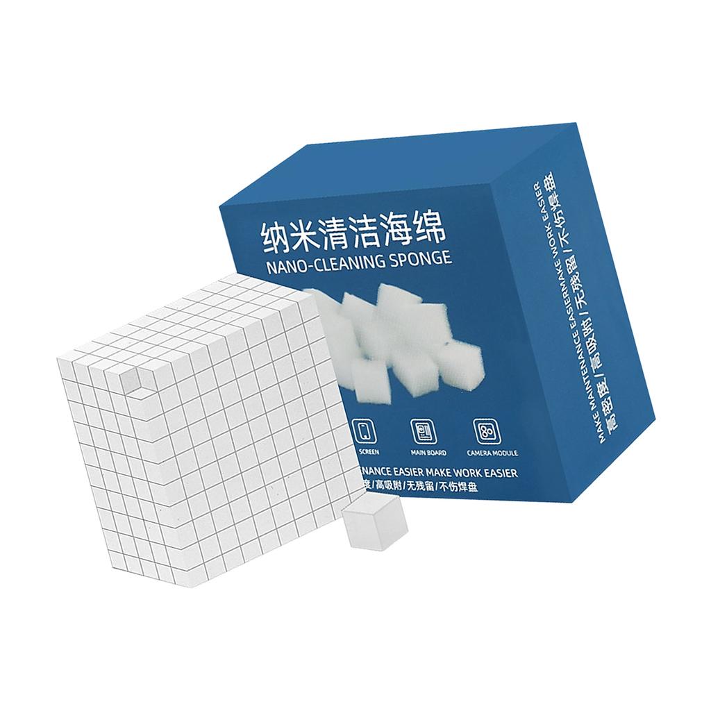 Pack Of 500 High Density Nano Sponge No Residue Electronic Maintenance Tool for Motherboard Chip Cleaning Dust Removal