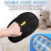 Pet hair removal glove, efficient pet hand hair removal glove, reusable pet hair removal glove