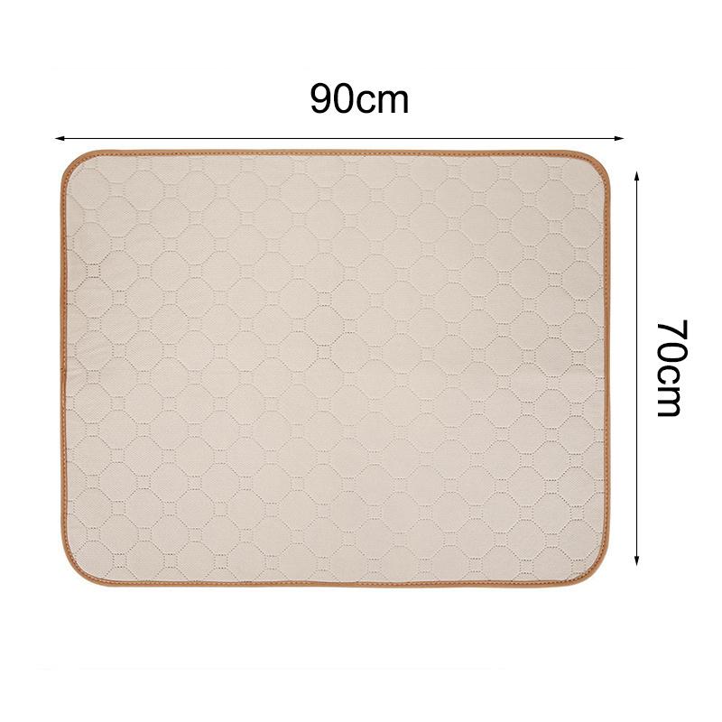 Wiederverwendbare Haustier-Pipi-Unterlage Maschinenwaschbar Rutschfest & Saugfähig Töpfchentrainingsmatte